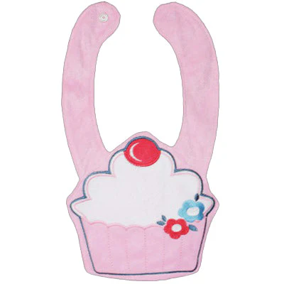 Baby Character Bib Ice Cream Pink - Sunshine