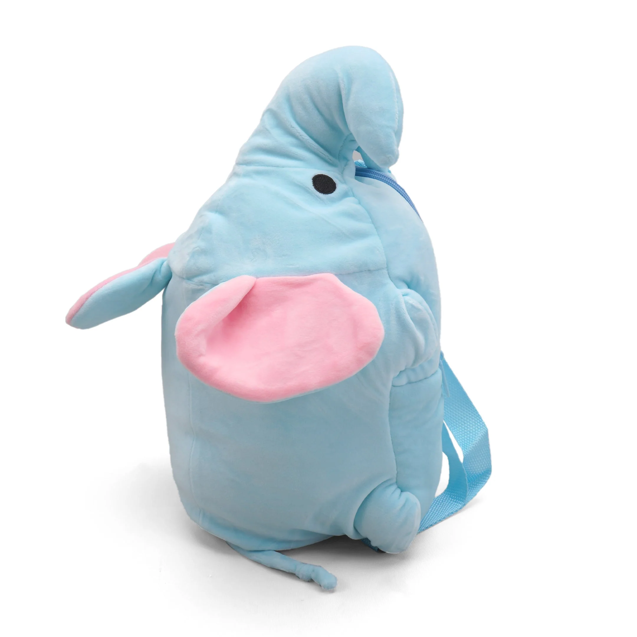 Baby Character Plush Backpack Elephant Blue - Sunshine - Image 3