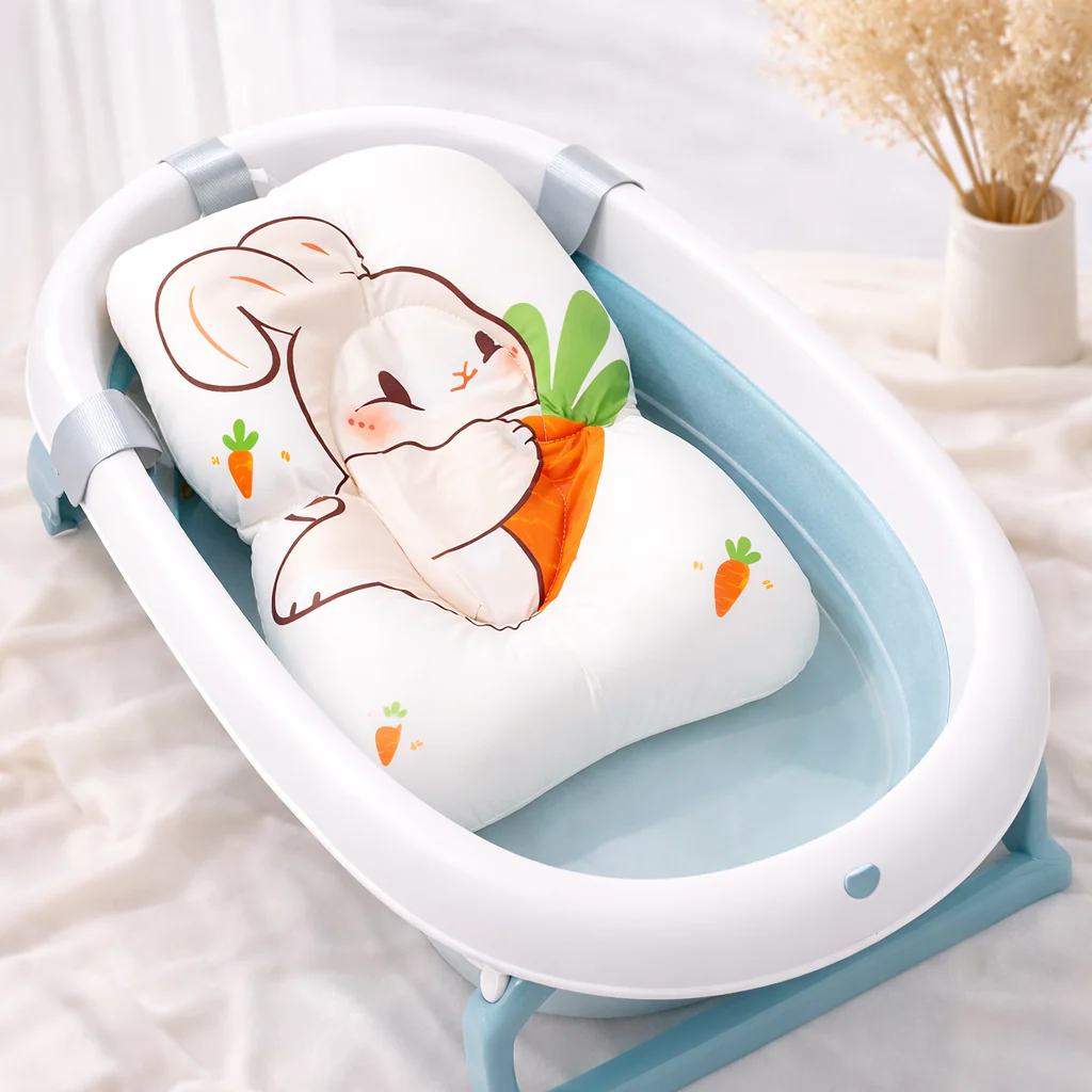 Baby Cushion Bathtub Support Bather Rabit White - Sunshine