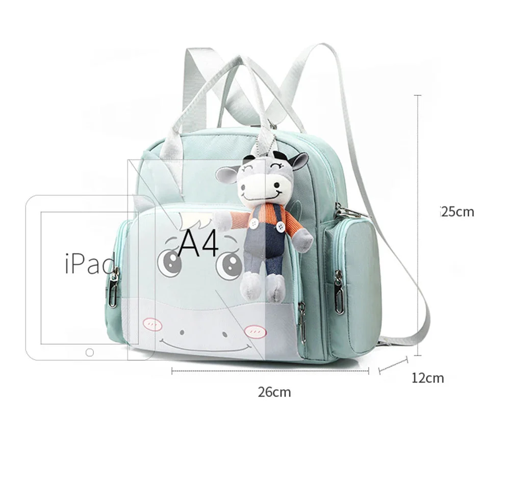 Baby Diaper Backpack Moo Yellow - Sunshine - Image 2