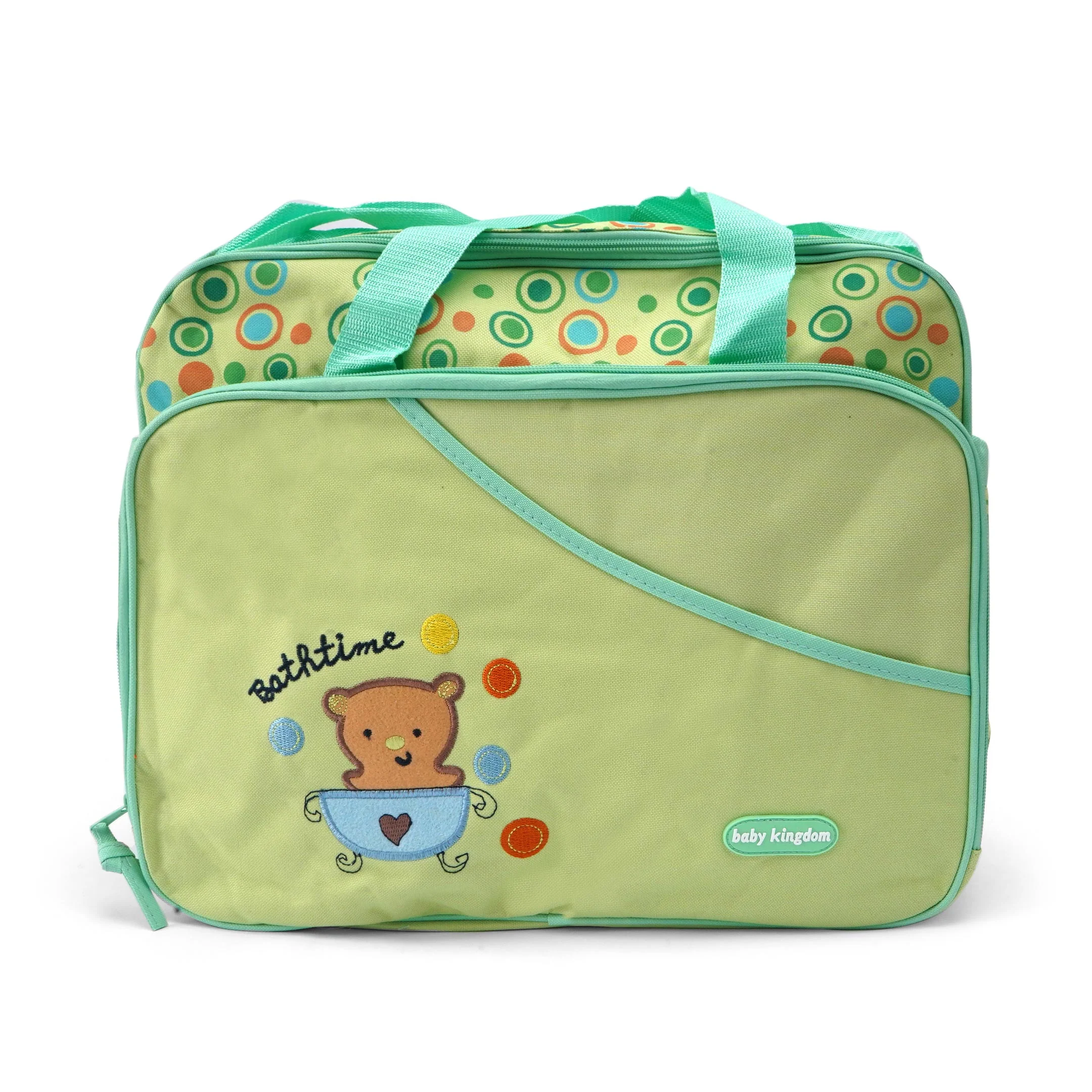 Baby Diaper Bag 3Pcs Bear Light Greeb - Sunshine - Image 4