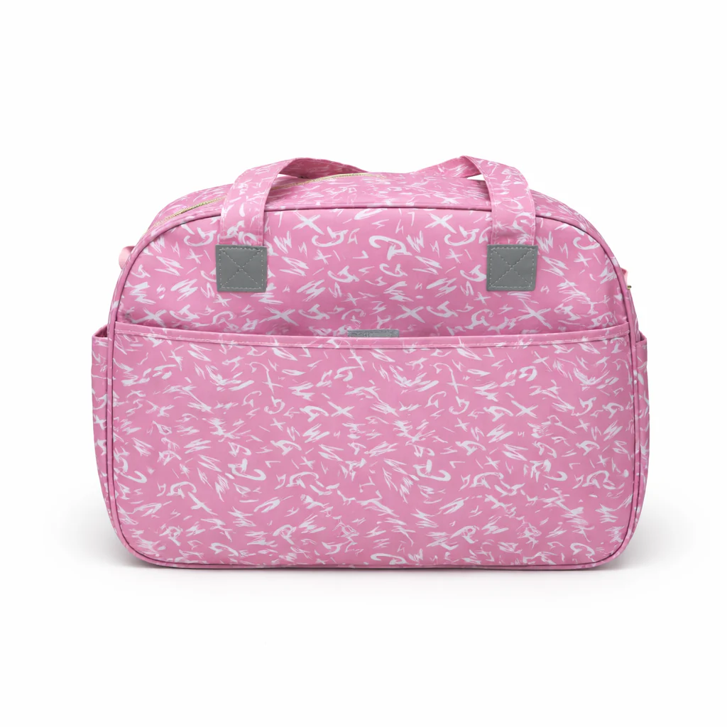Baby Diaper Bag Alphabets Pink - Sunshine - Image 2