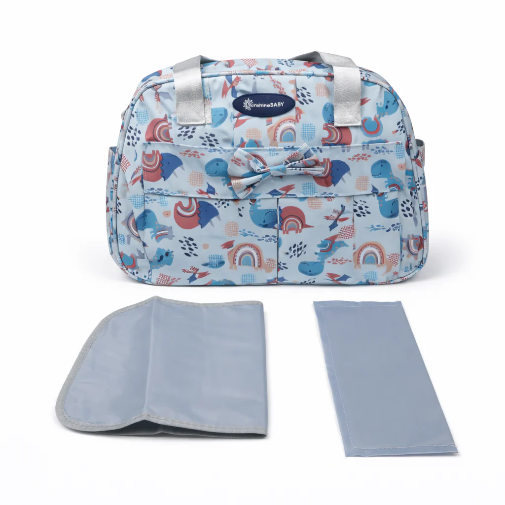 Baby Diaper Bag Dino Grey - Sunshine - Image 3