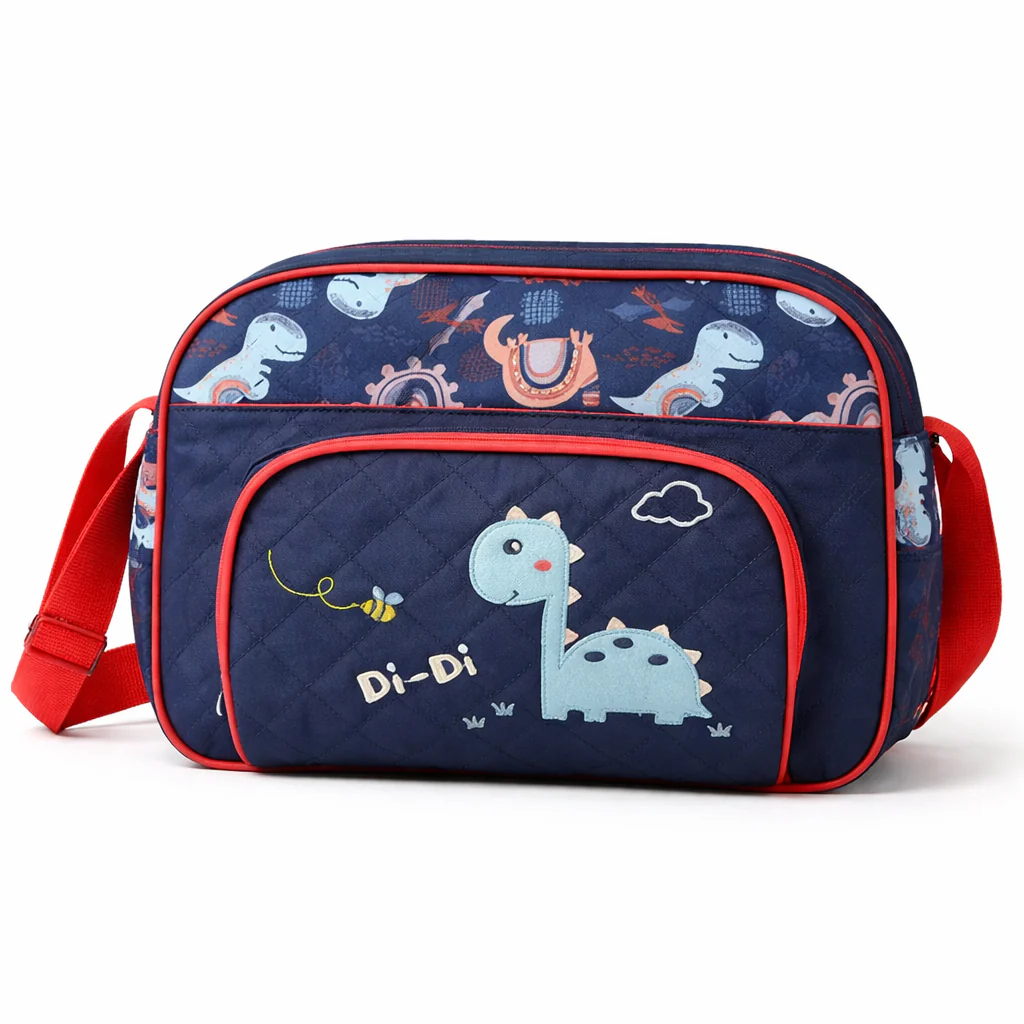Baby Diaper Bag Dino Navy Blue - Sunshine