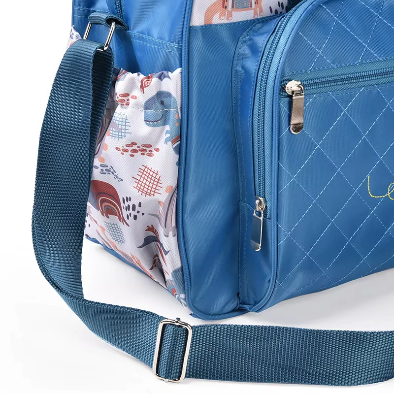 Baby Diaper Bag Dino Navy Blue - Sunshine - Image 3