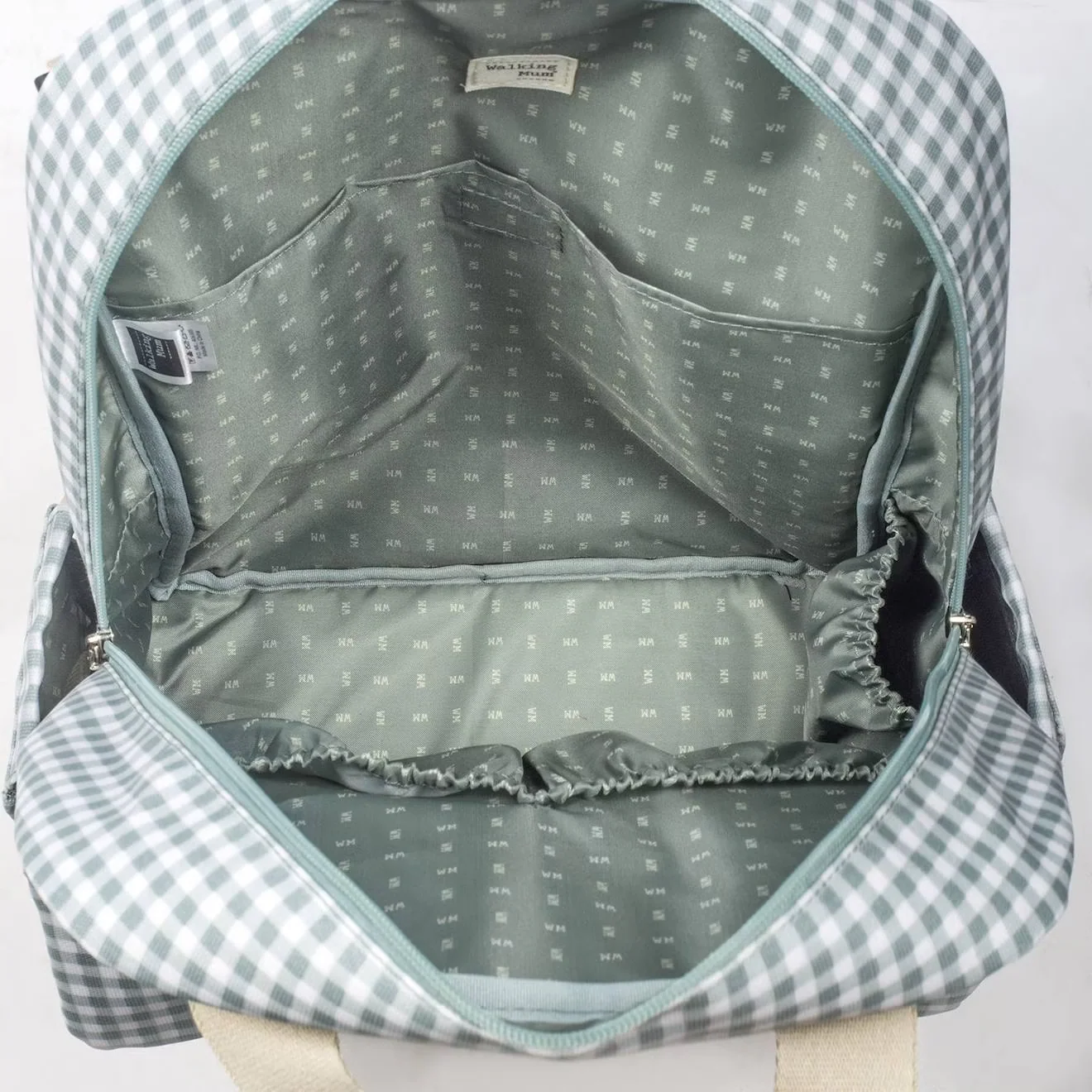 Baby Diaper Bag Dots Green - Momease - Image 2