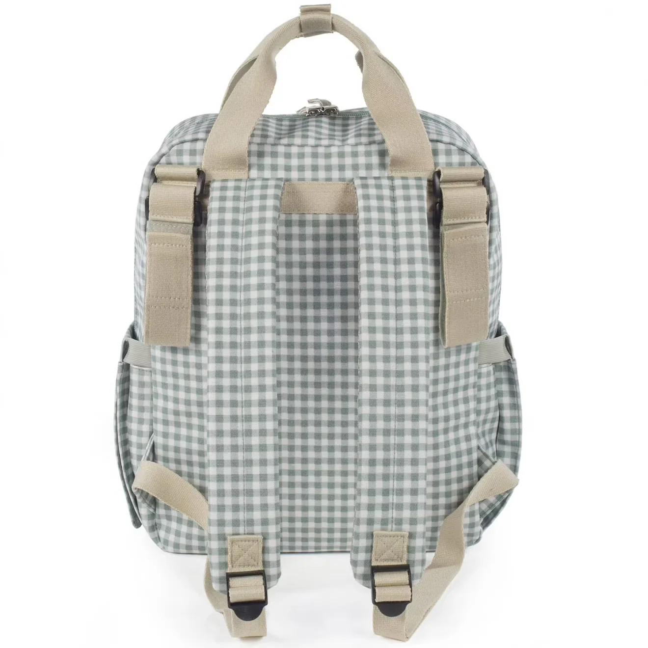 Baby Diaper Bag Dots Green - Momease - Image 4