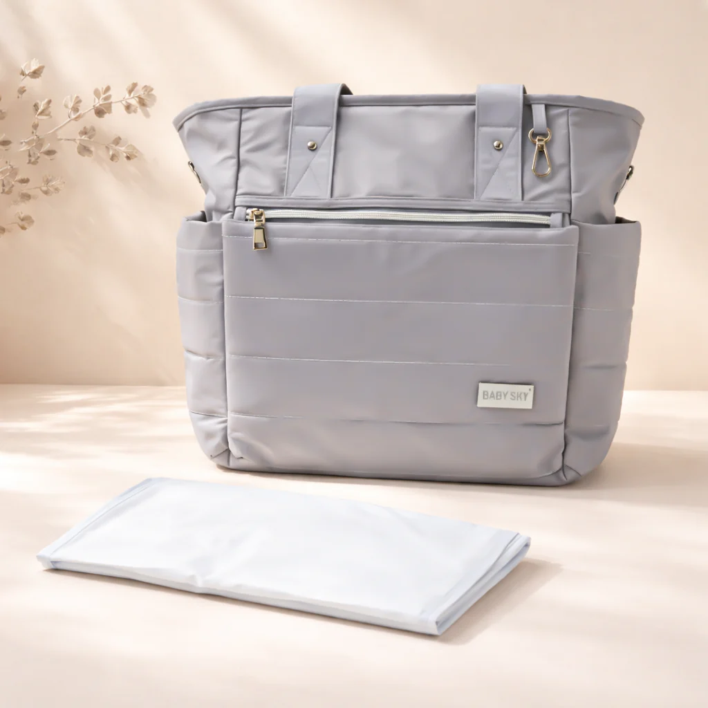 Baby Diaper Bag Grey - Sunshine