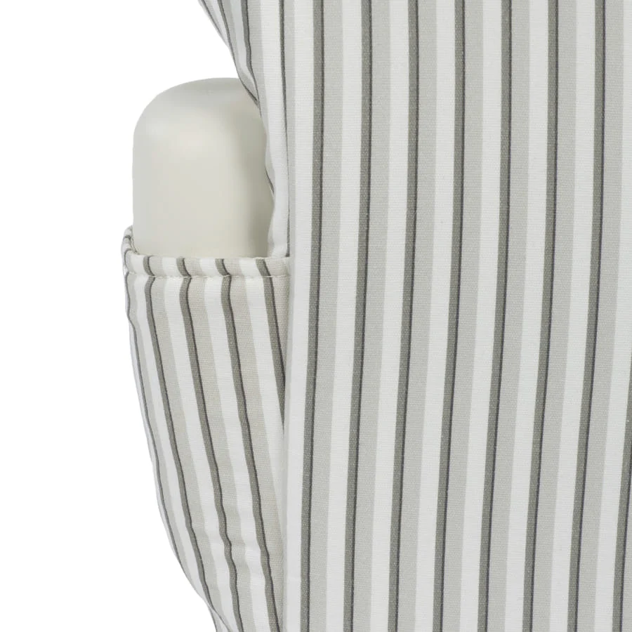 Baby Diaper Bag Multi Stripes White - Momease - Image 7