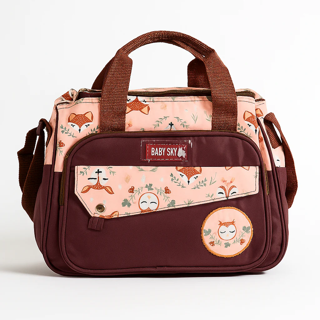 Baby Diaper Bag Owl Brown - Sunshine