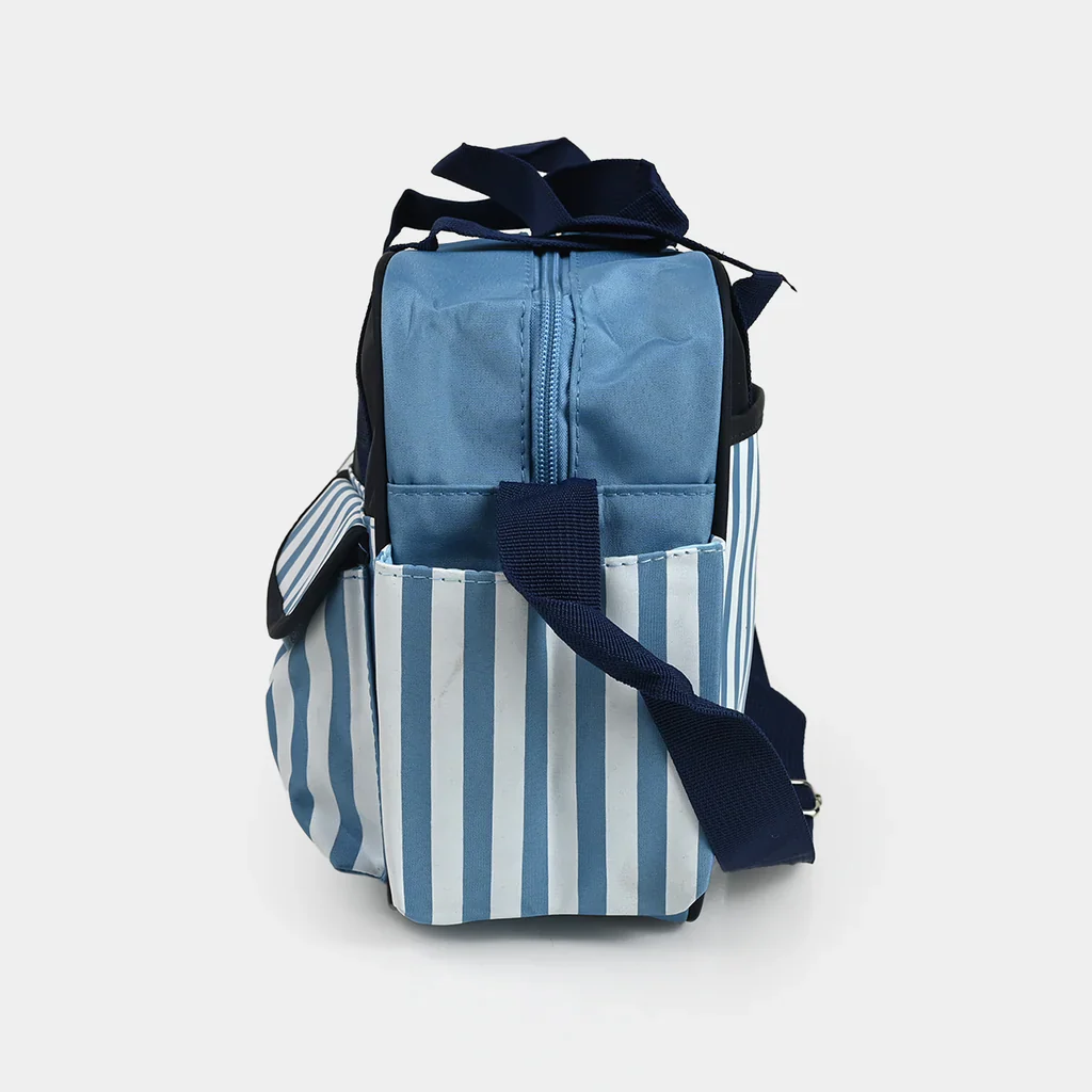 Baby Diaper Bag Stripes Blue - Sunshine - Image 4