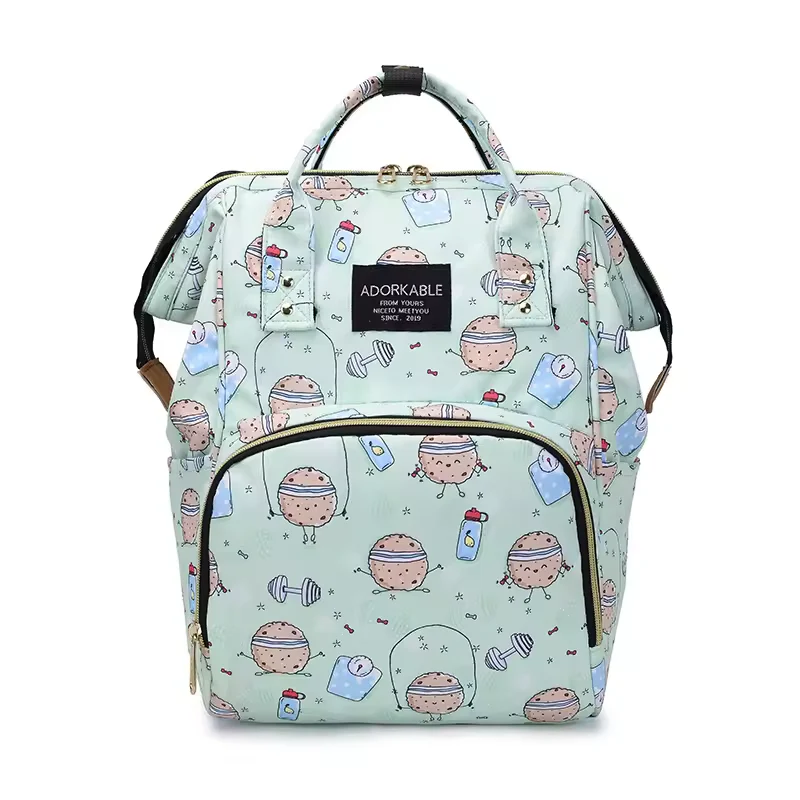 Baby Diaper Bag (Waterproof) Active Green - Momease