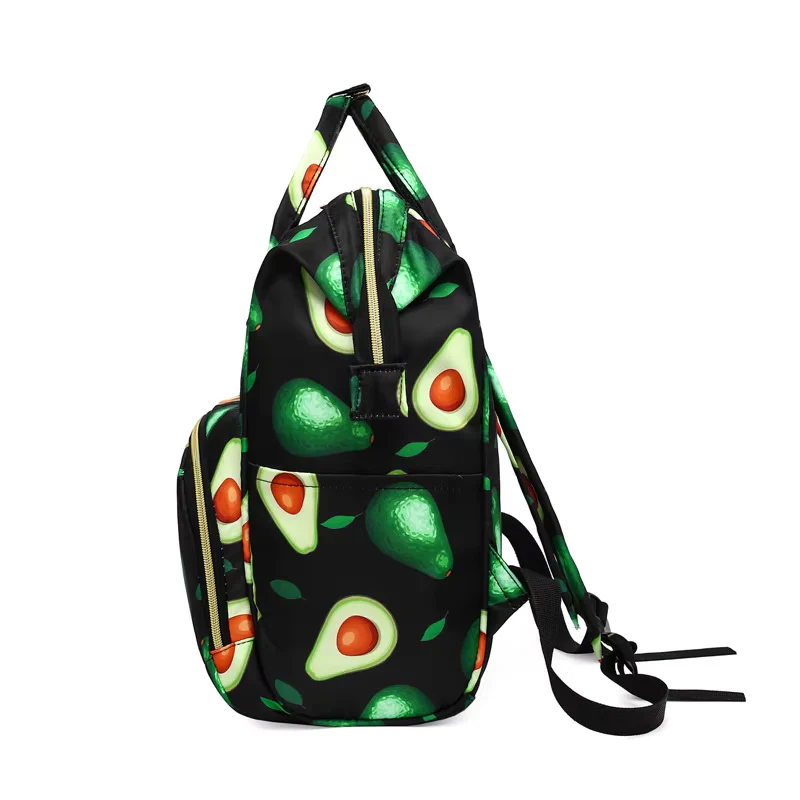 Baby Diaper Bag (Waterproof) Avocado Brown - Momease - Image 3