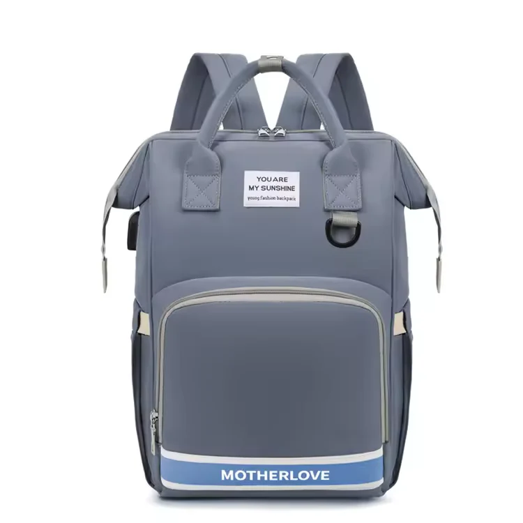 Baby Diaper Bag (Waterproof) Blue - Sunshine