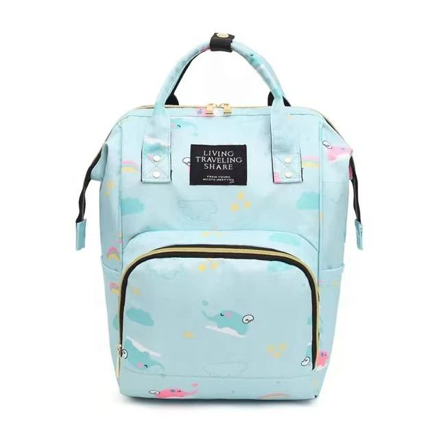 Baby Diaper Bag (Waterproof) Elephant Grey - Momease