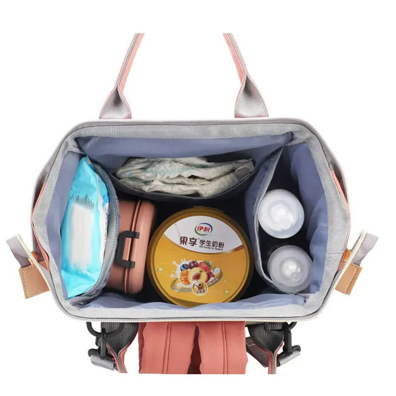 Baby Diaper Bag (Waterproof) Light Purple - Sunshine - Image 4