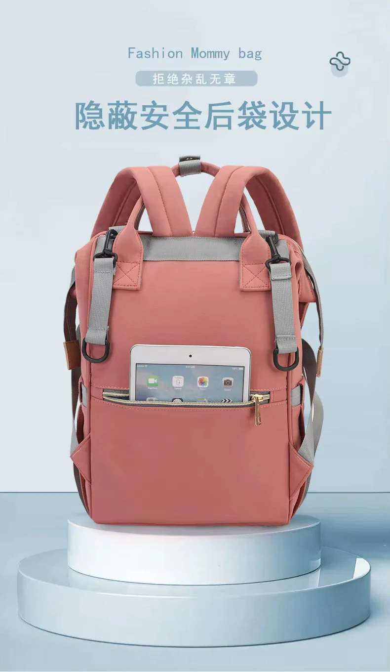 Baby Diaper Bag (Waterproof) Light Purple - Sunshine - Image 7