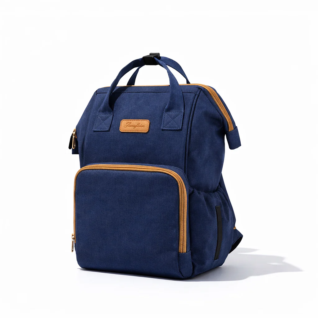 Baby Diaper Bag (Waterproof) Navy Blue - Sunshine