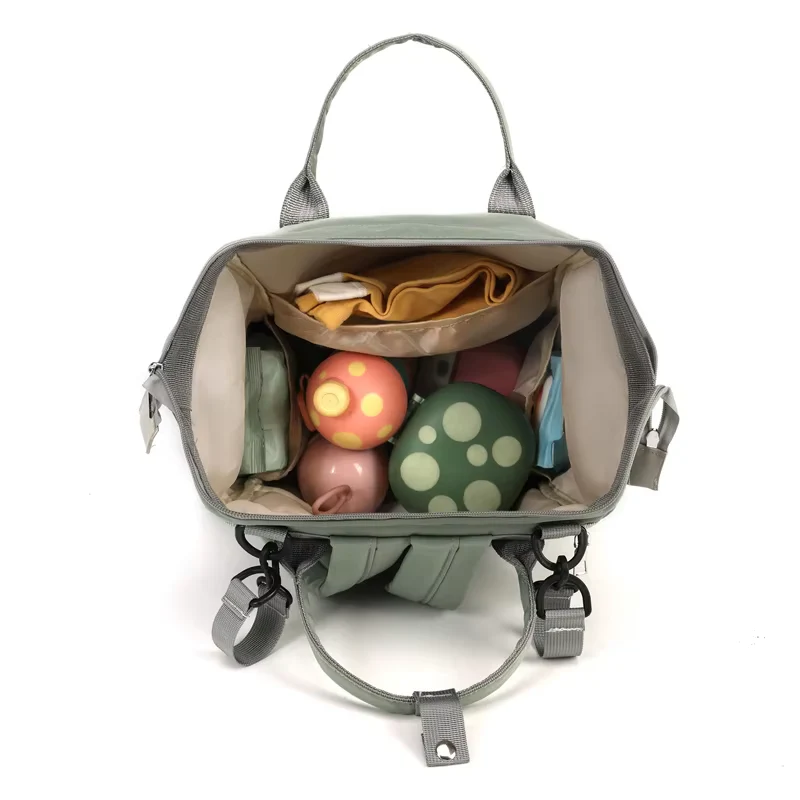 Baby Diaper Bag (Waterproof) Pink - Sunshine - Image 2