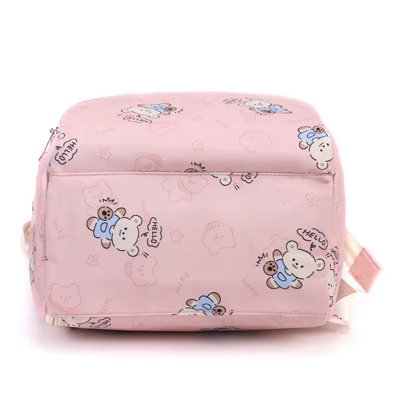 Baby Diaper Bag (Waterproof) Printed Bear Yellow - Sunshine - Image 14