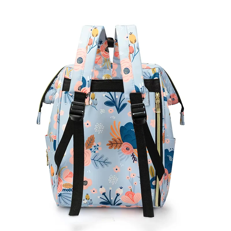 Baby Diaper Bag (Waterproof) Printed Blue - Sunshine - Image 7