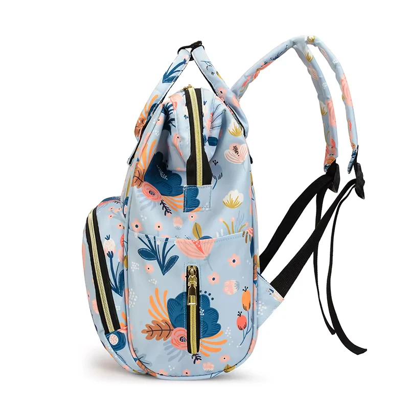 Baby Diaper Bag (Waterproof) Printed Purple - Sunshine - Image 3