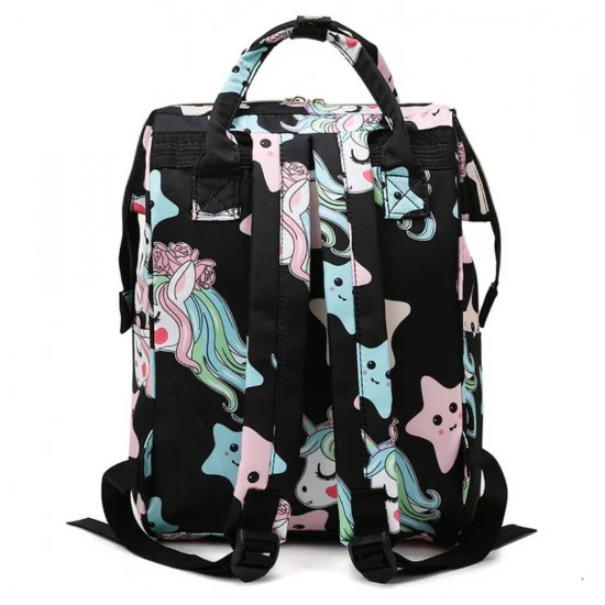 Baby Diaper Bag (Waterproof) Starfish Orange - Momease - Image 4