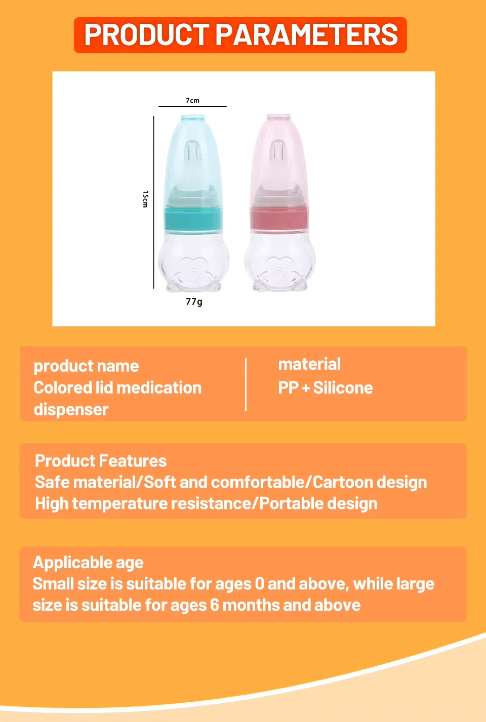 Baby Easy Medicine Feeder Pink - Sunshine - Image 9