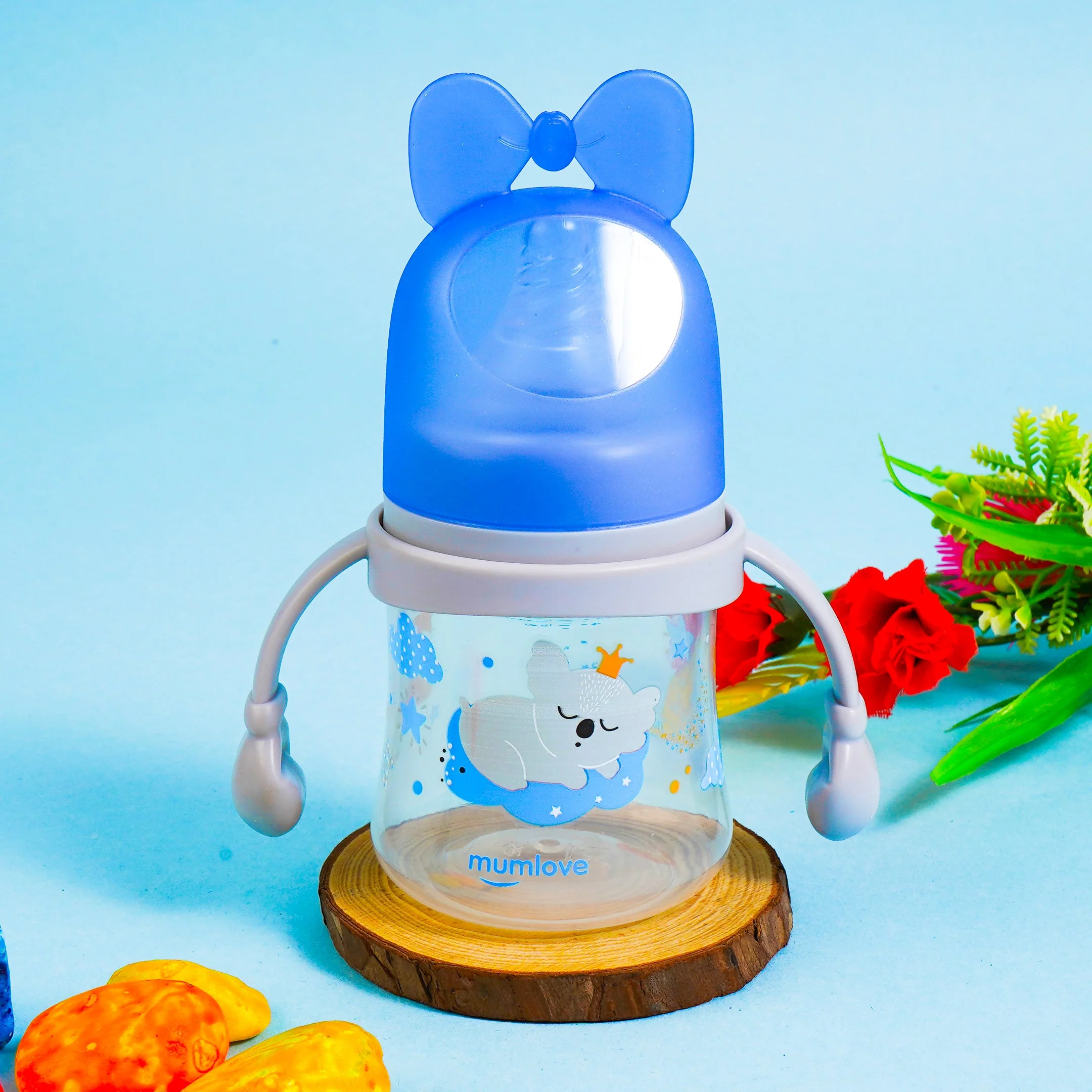 Baby Feeder Bow Blue (150Ml) - Sunshine - Image 2