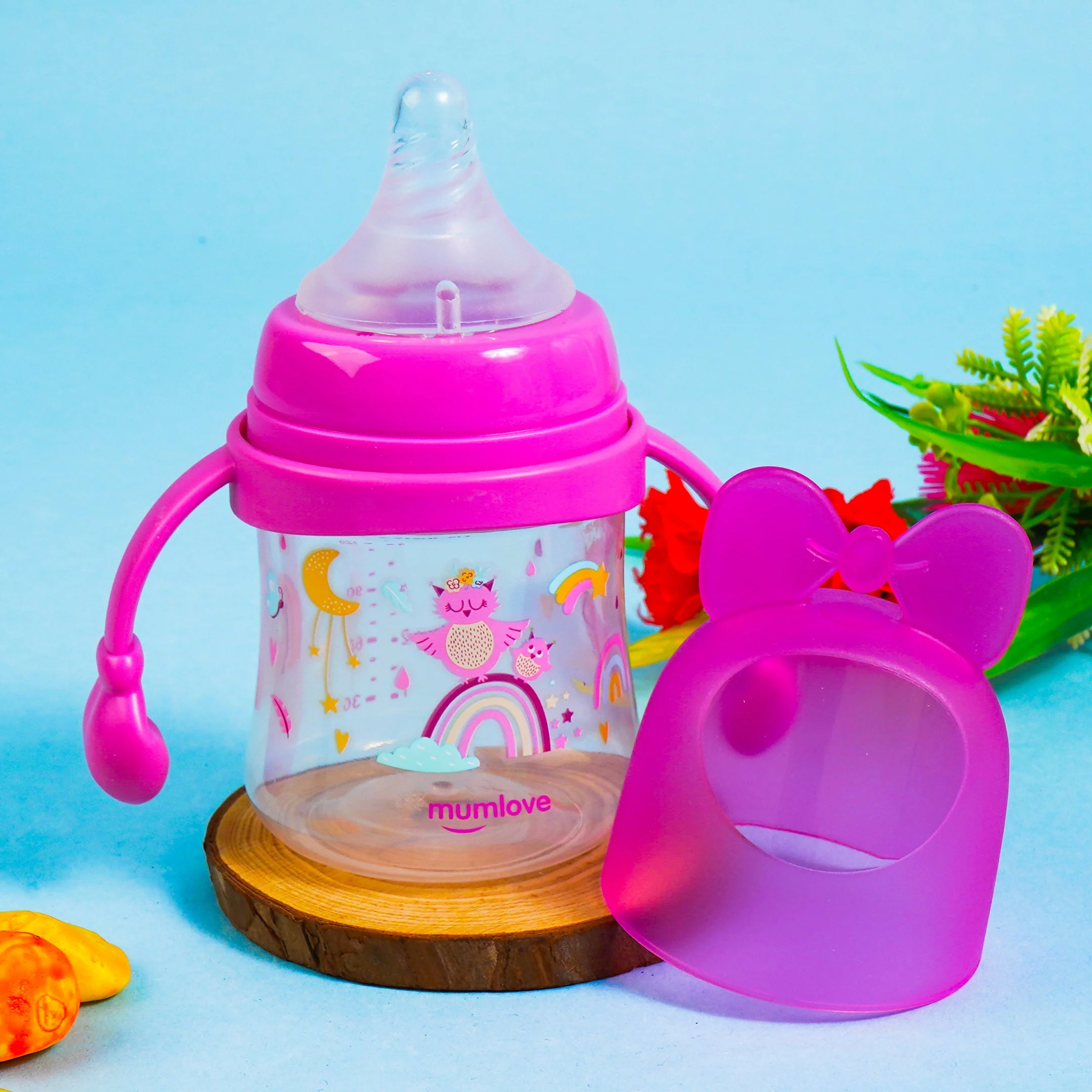 Baby Feeder Bow Purple (150Ml) - Sunshine