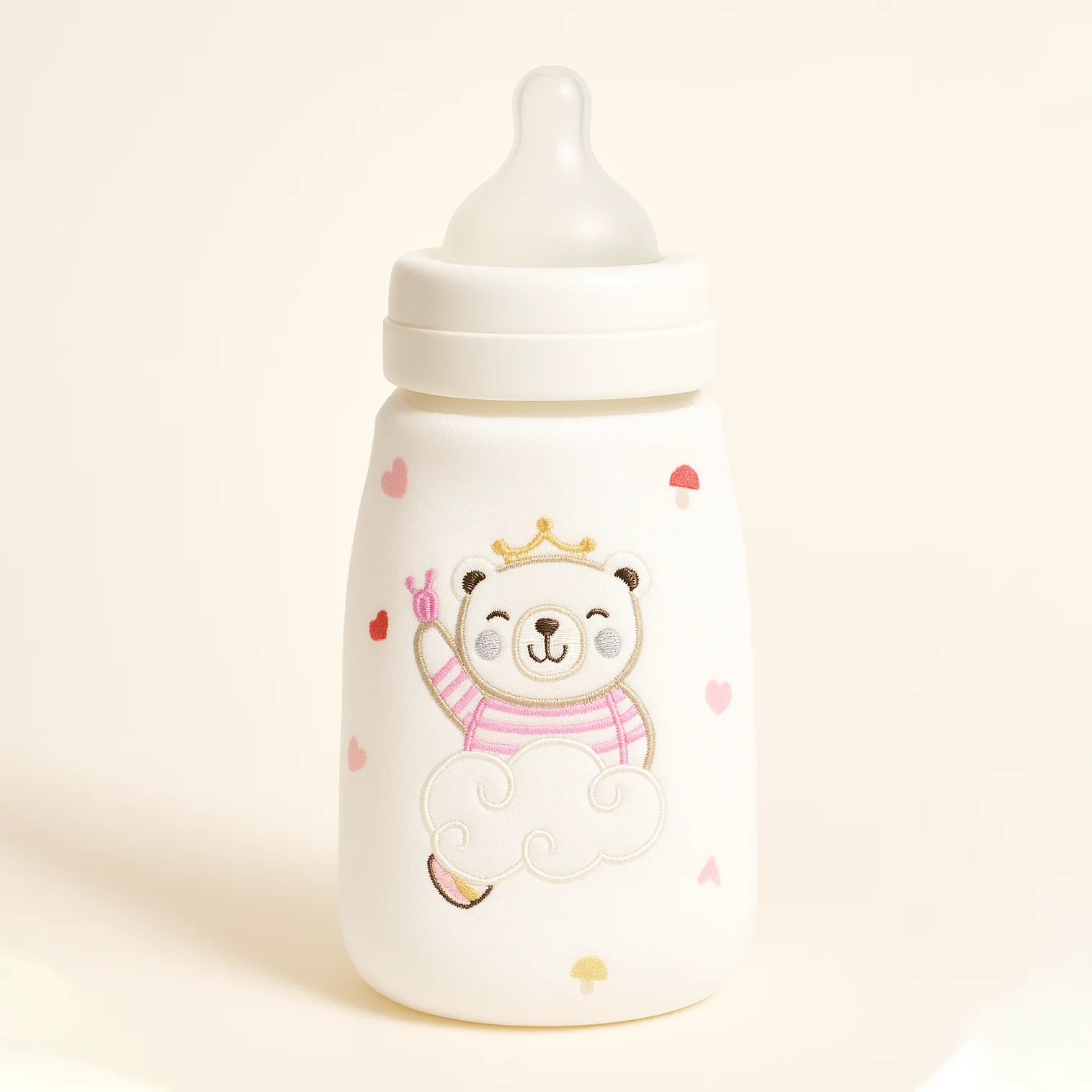 Baby Feeder Cover Bear Pink - Sunshine - Image 2