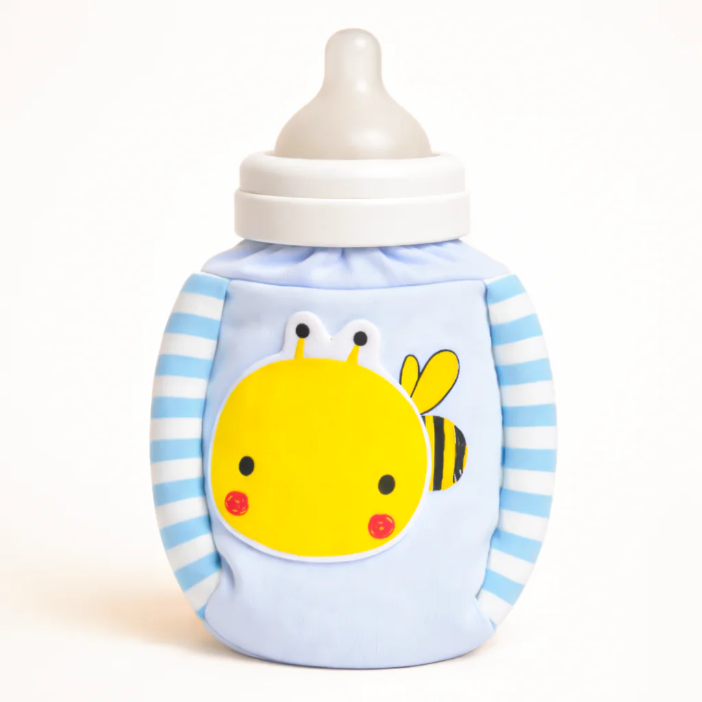 Baby Feeder Cover Frog Blue - Sunshine