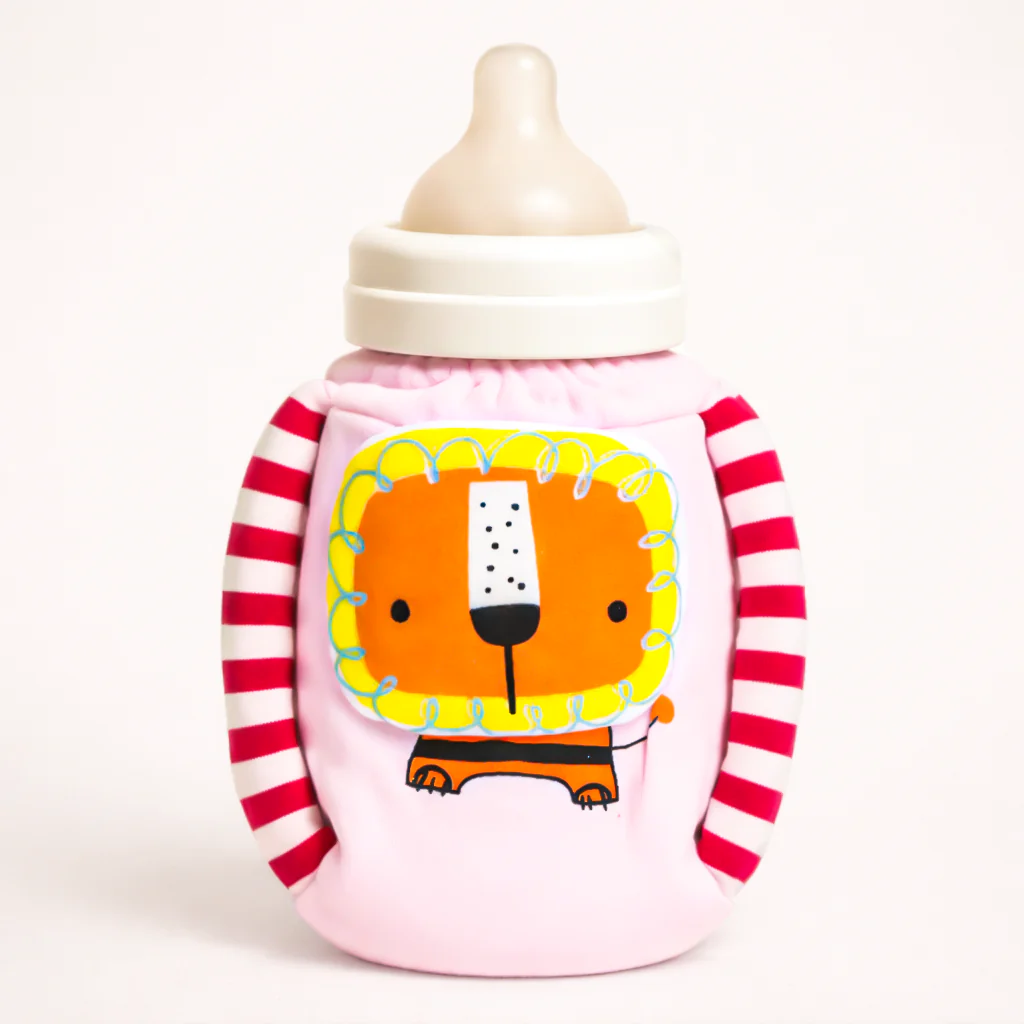 Baby Feeder Cover Lion Pink - Sunshine