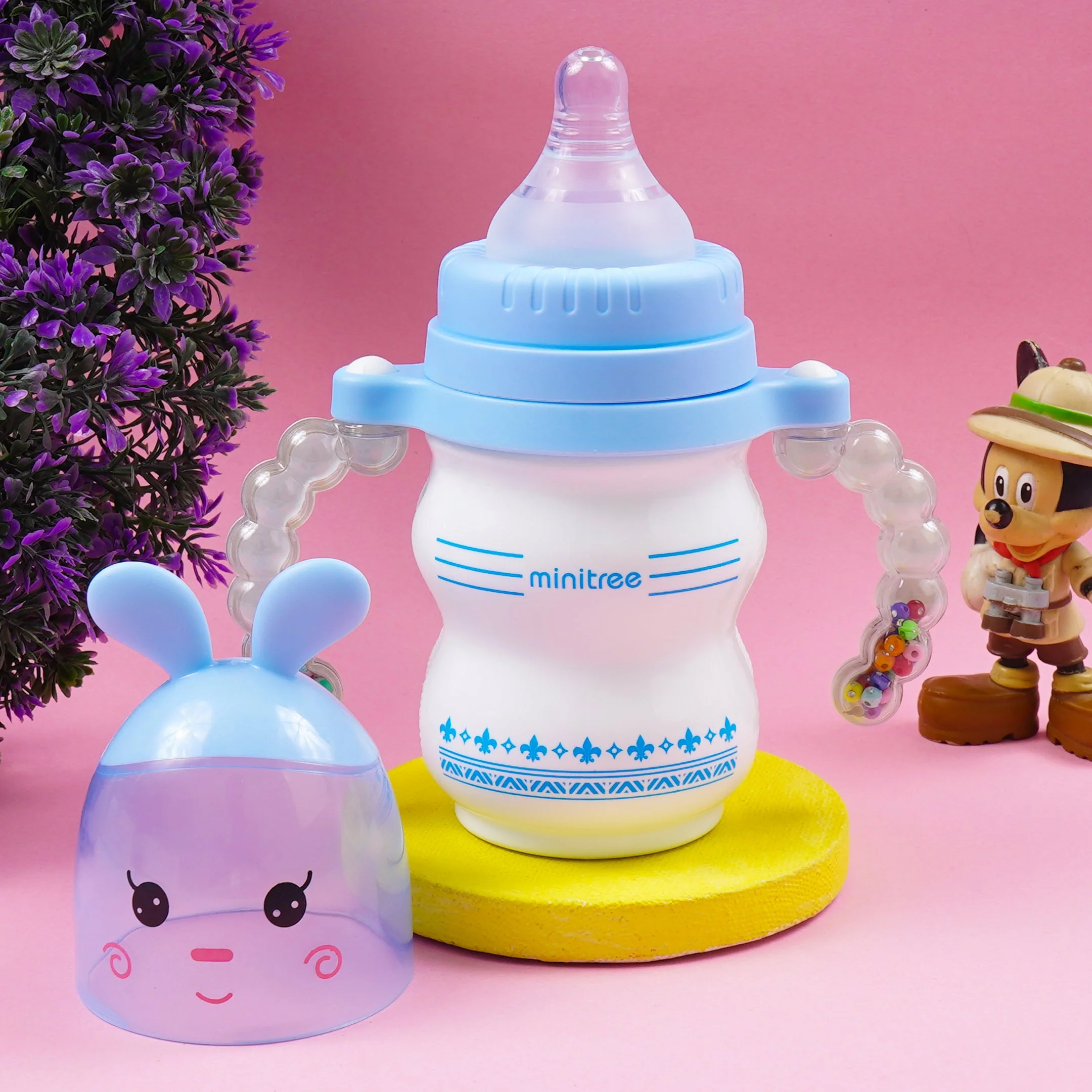 Baby Feeding Bottle Bunny Blue 180Ml Mt - Sunshine - Image 2