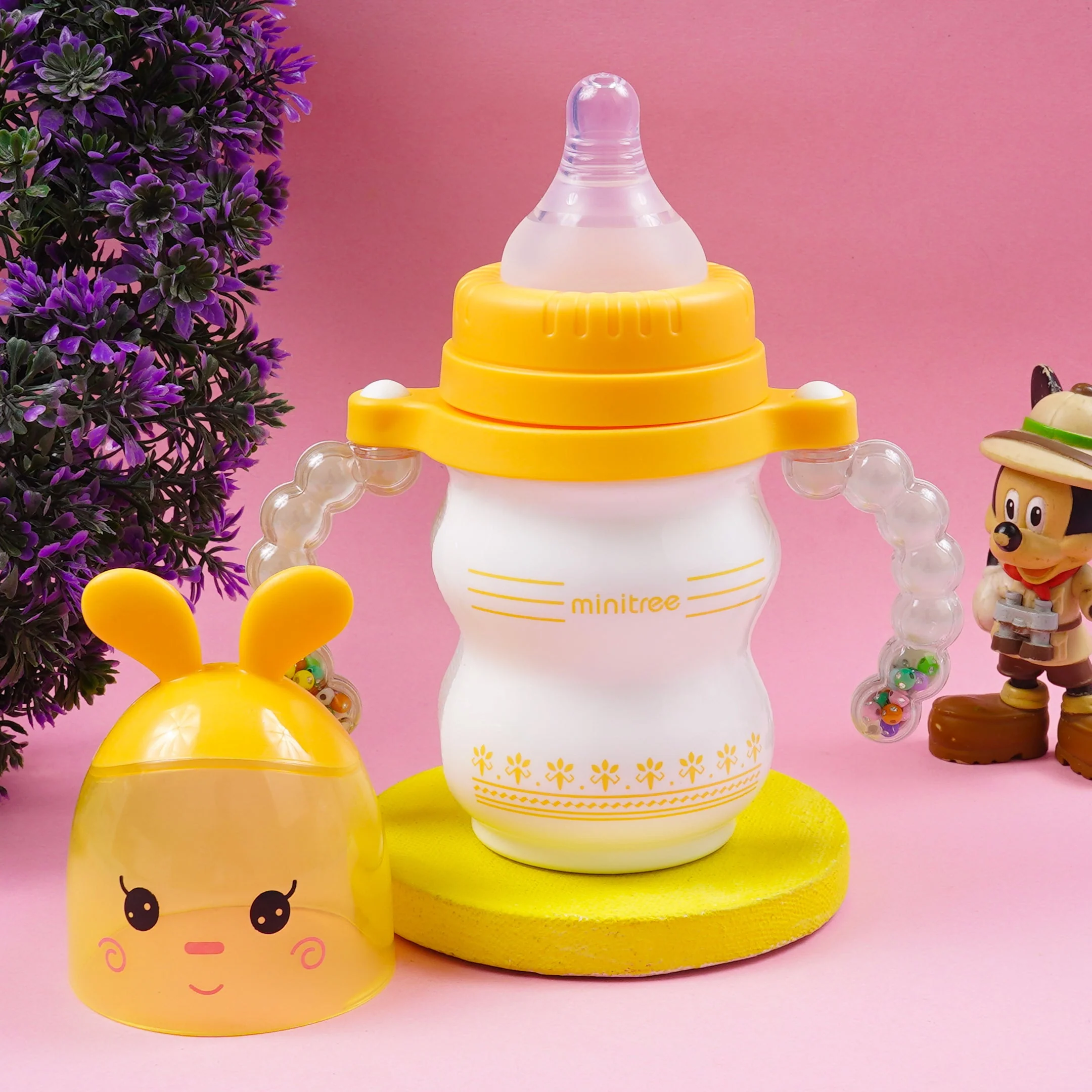 Baby Feeding Bottle Bunny Mustard 180Ml Mt - Sunshine - Image 2