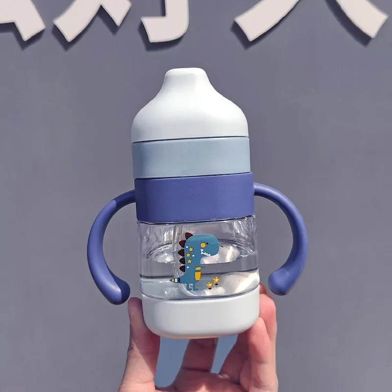 Baby Feeding Bottle Dino Blue 150Ml - Sunshine