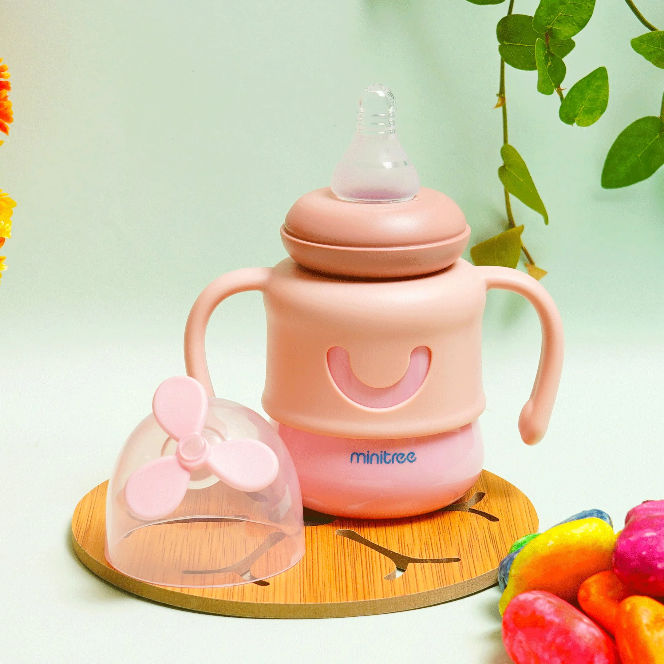Baby Feeding Bottle Fan Peach 150Ml Mt - Sunshine - Image 2