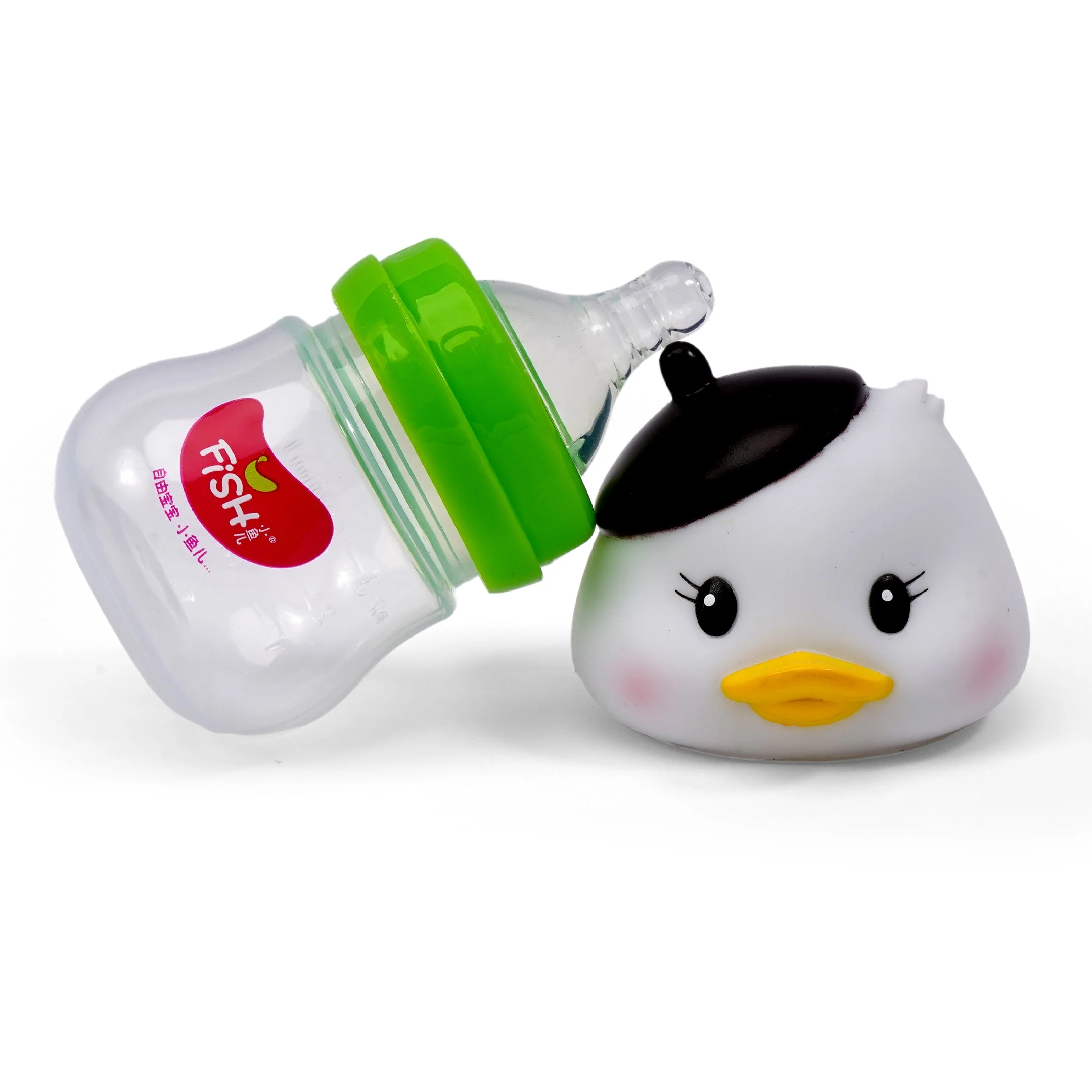 Baby Feeding Bottle Penguin Black 80Ml - Sunshine