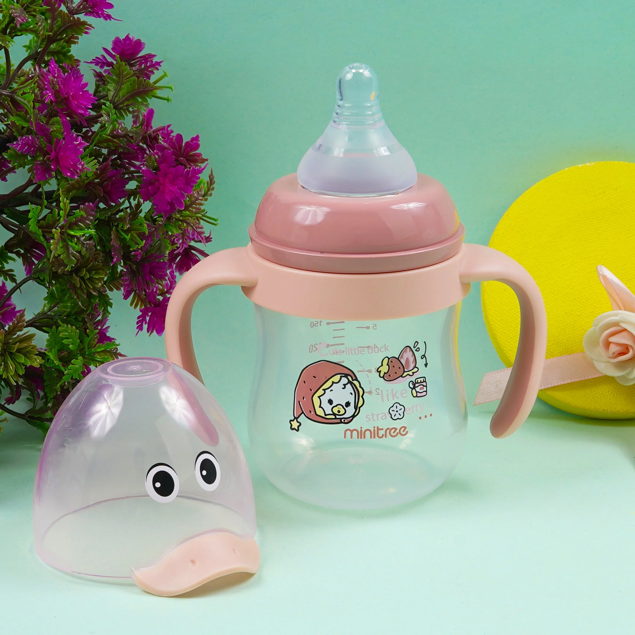 Baby Feeding Bottle Pink 210Ml Mt - Sunshine - Image 2