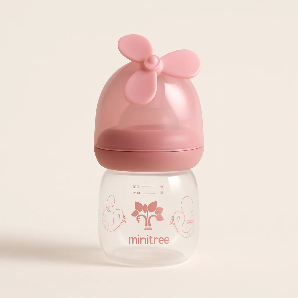 Baby Feeding Bottle Pink (60Ml) - Sunshine