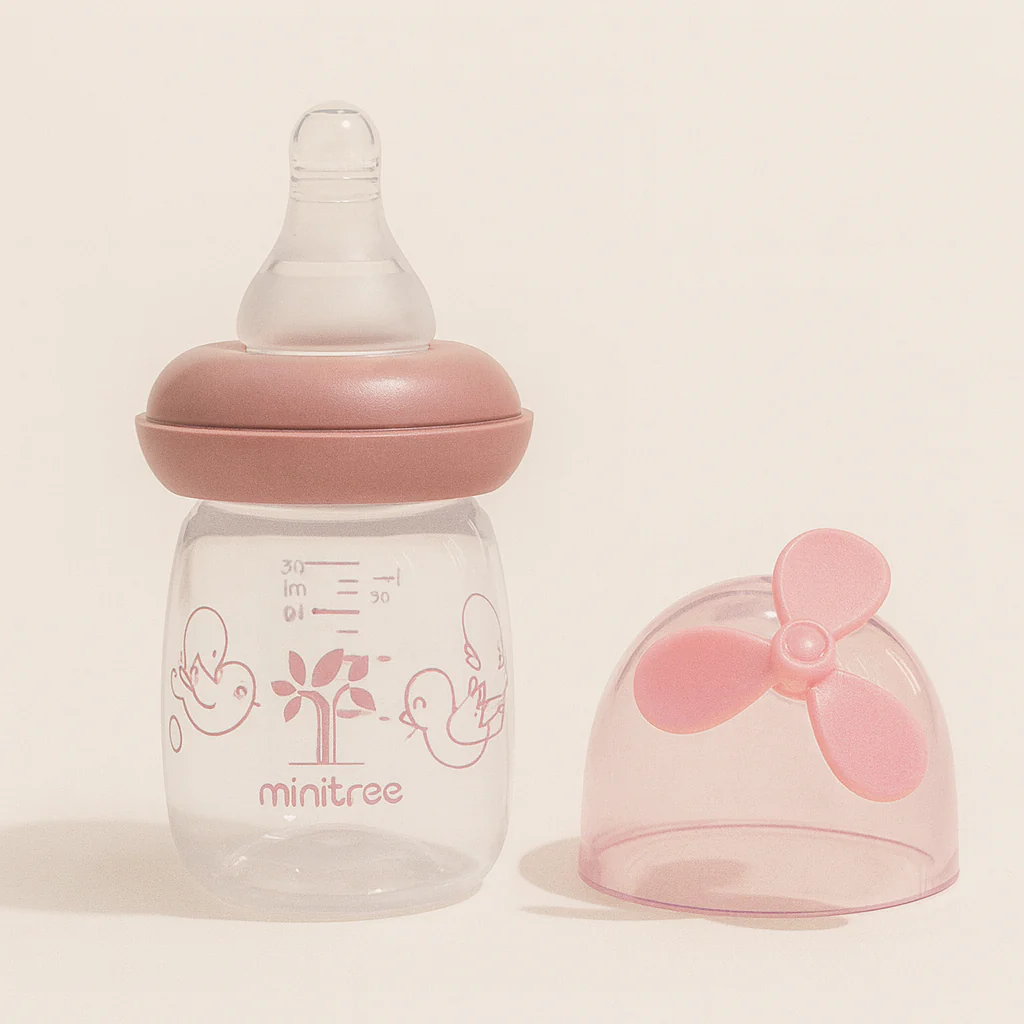 Baby Feeding Bottle Pink (60Ml) - Sunshine - Image 2