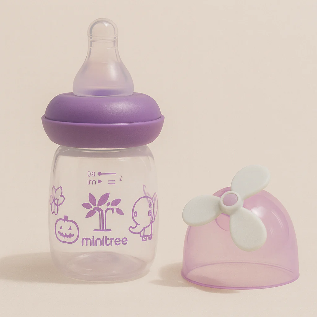 Baby Feeding Bottle Purple (60Ml) - Sunshine - Image 2