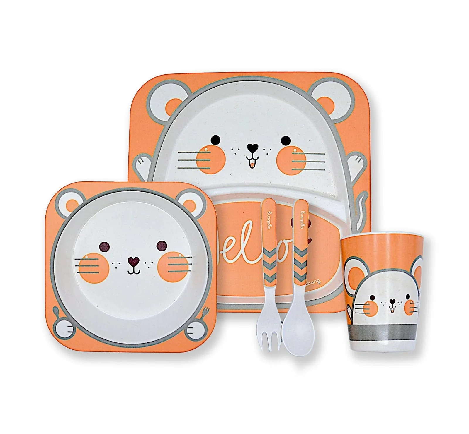Baby Feeding Set 5Pcs Hamster - Sunshine