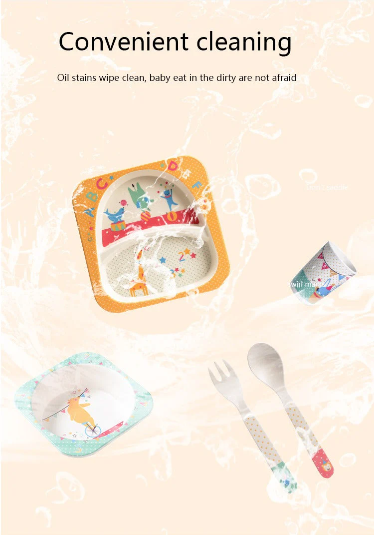 Baby Feeding Set 5Pcs Hamster - Sunshine - Image 5
