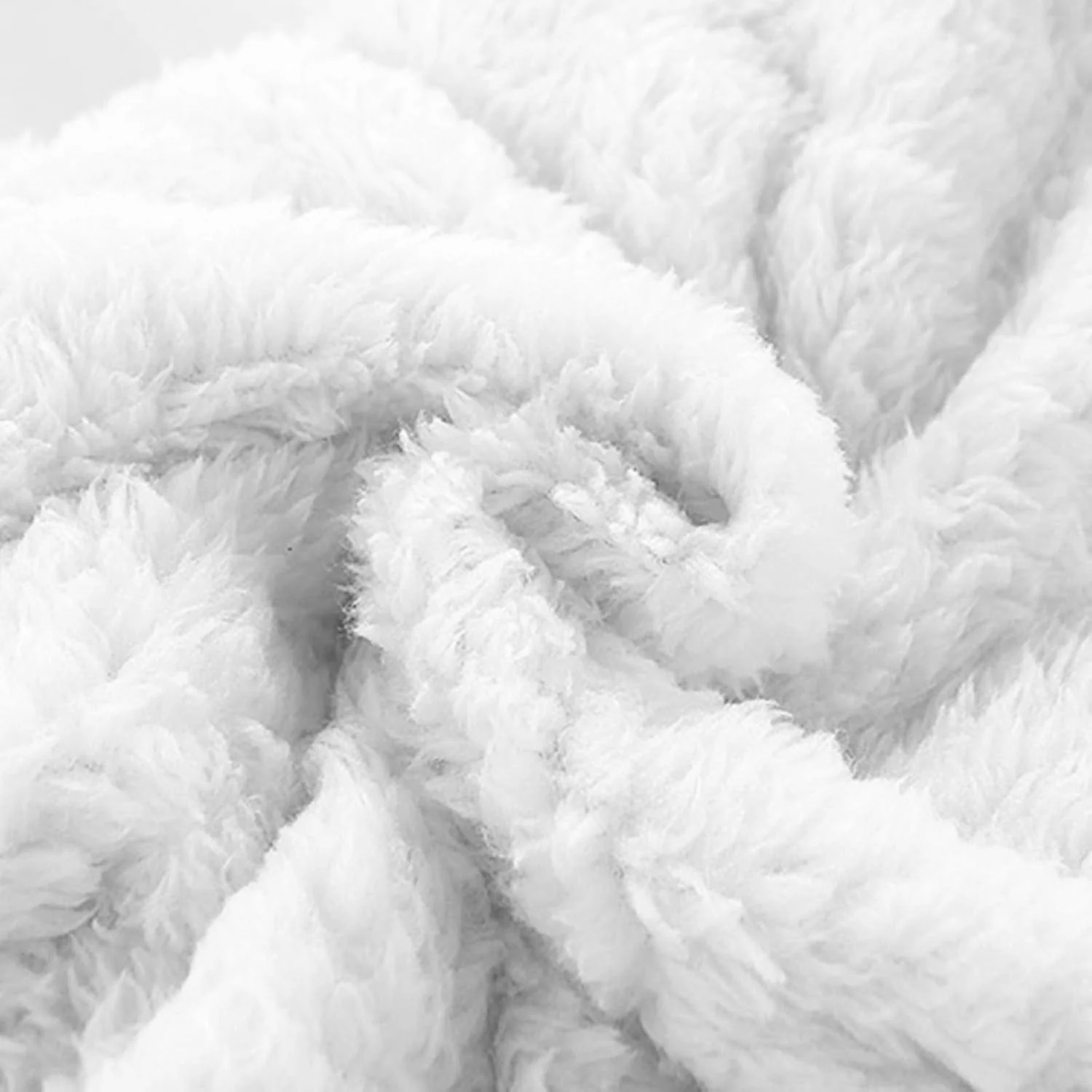 Baby Fleece Blanket Orange White - Sunshine - Image 3