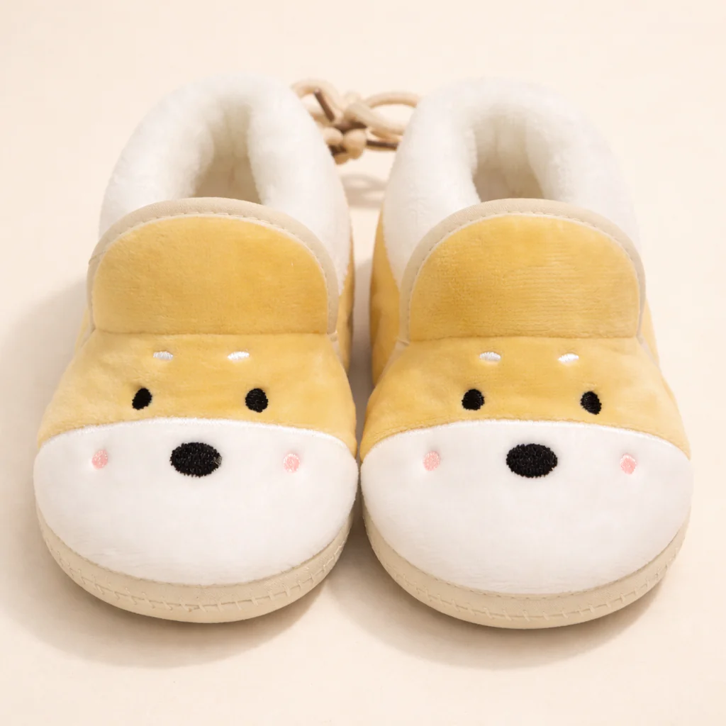 Baby Fleece Booties Puppy Brown (6-12 Months) - Sunshine