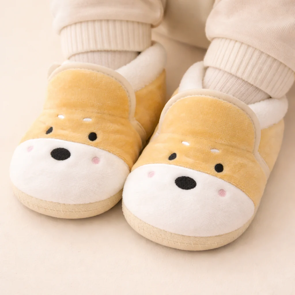 Baby Fleece Booties Puppy Brown (6-12 Months) - Sunshine - Image 2