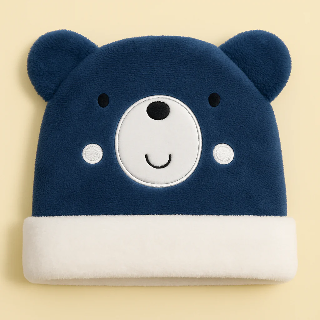 Baby Fleece Cap Puppy Royal Blue - Sunshine