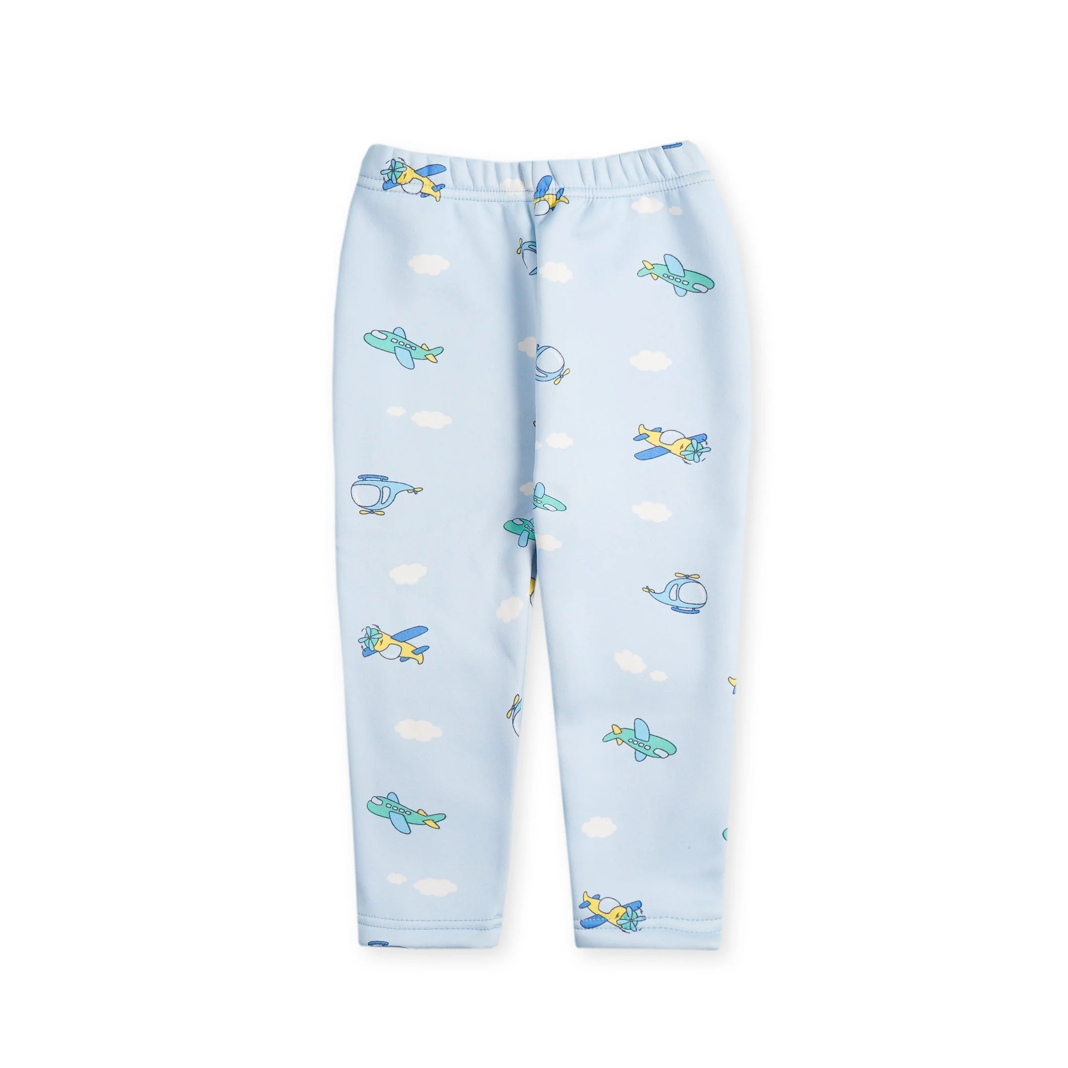 Baby Fleece Pajama Set Airplanes Blue - Sunshine - Image 7