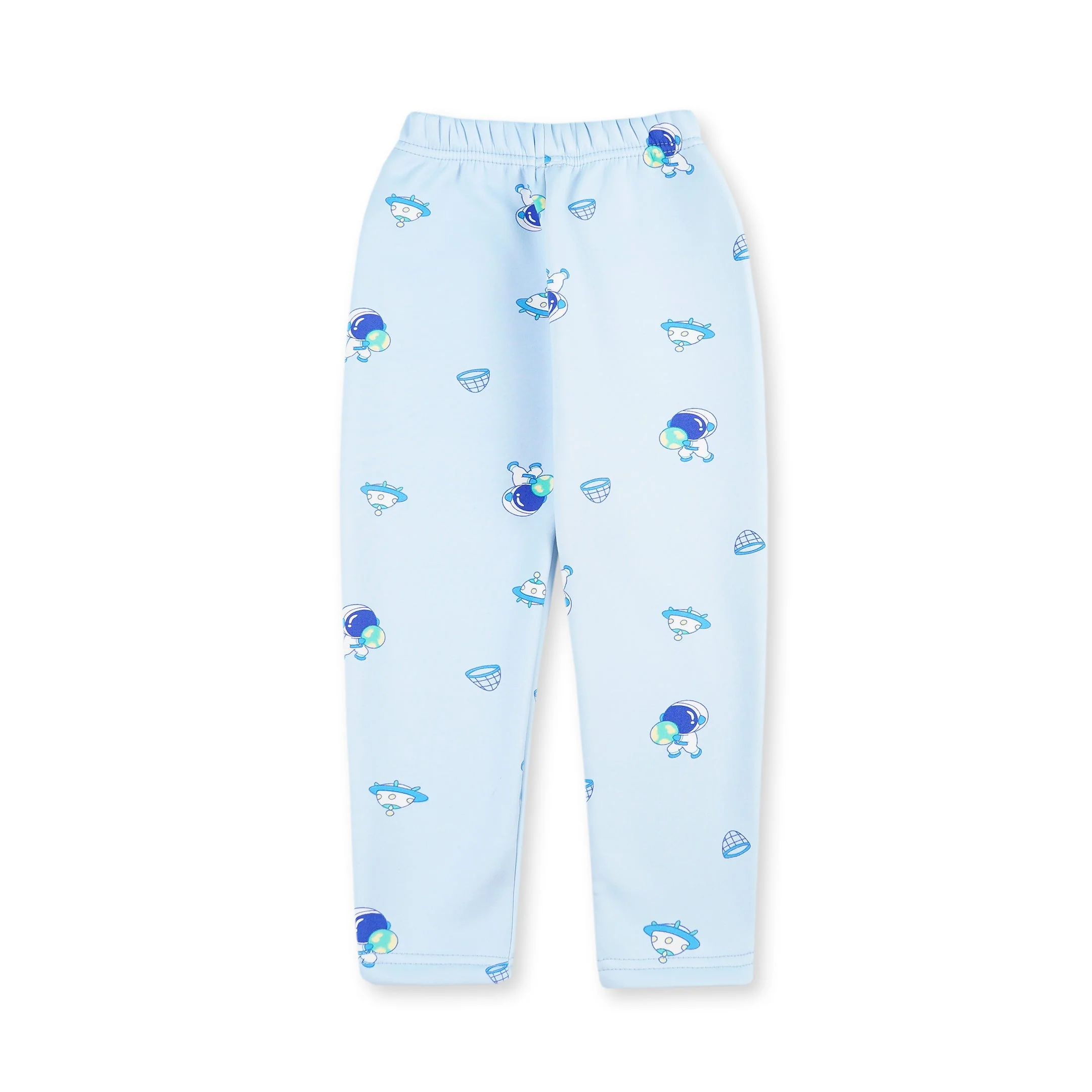 Baby Fleece Pajama Set Astronaut Blue - Sunshine - Image 8
